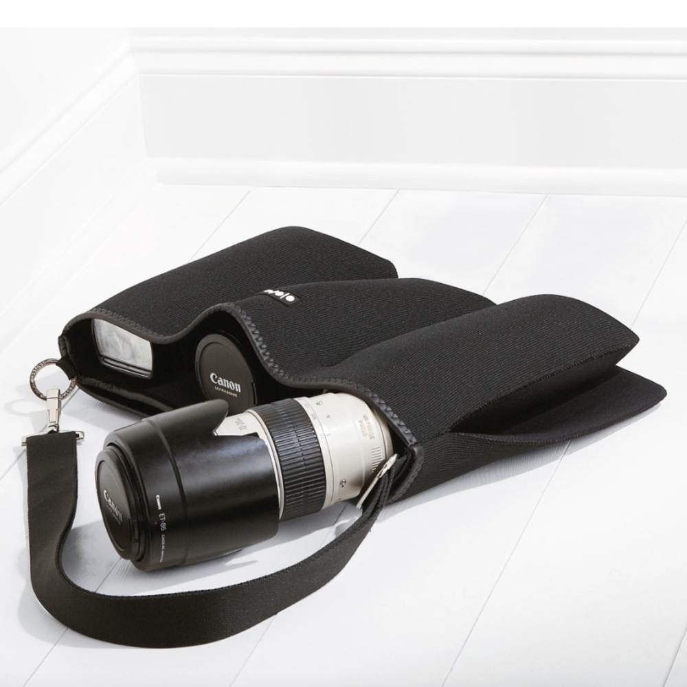 Original Shootsac Lens Bag Camera Bag Black Neoprene Padded